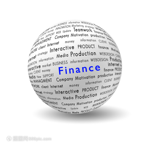 白色的球,寫著商業(yè)財務(wù)條款